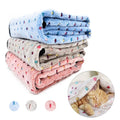 Cozy Dot Pattern Coral Fleece Pet Blanket for Cats and Dogs-My Little Pet