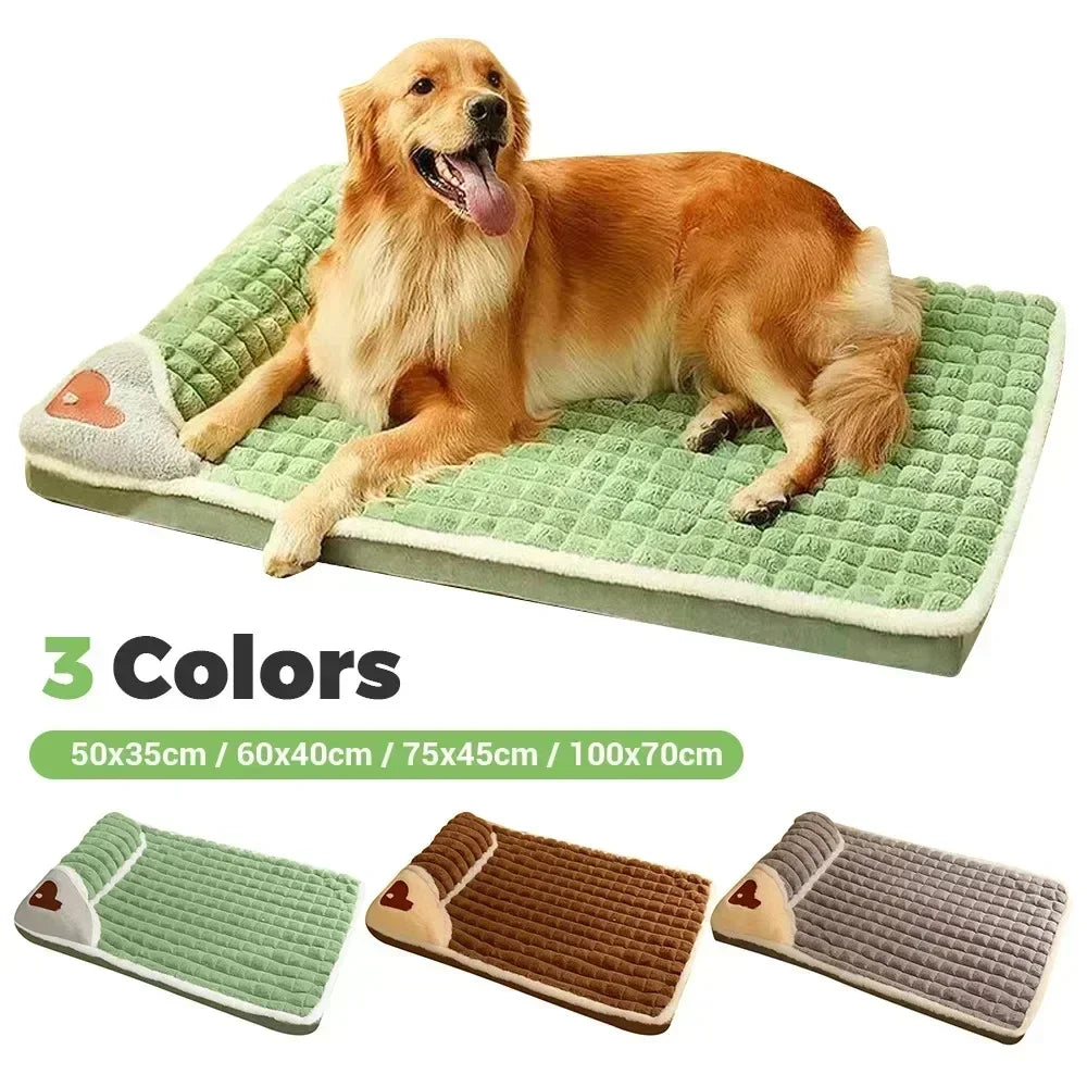 Deluxe Plush Pet Bed for Dogs and Cats - All Seasons Comfort-My Little Pet