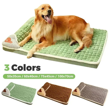 Deluxe Plush Pet Bed for Dogs and Cats - All Seasons Comfort-My Little Pet