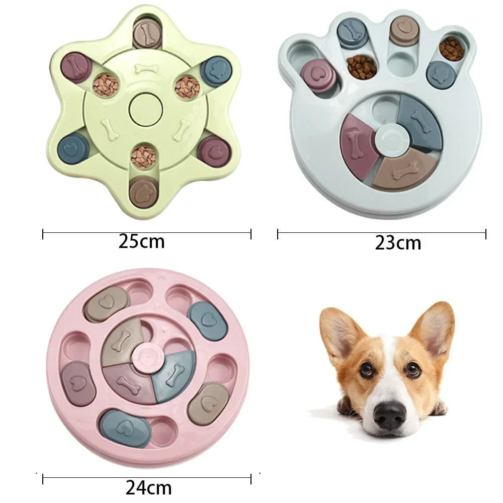 Interactive Dog & Cat Puzzle Feeder Toy - Enhances IQ and Slows Eating-My Little Pet