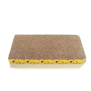 M-Shape Cat Scratching Board – Corrugated Cardboard Nail Grinding Pad for Cats-My Little Pet