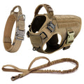 Tactical Dog Harness and Leash Set for All Dog Sizes-My Little Pet