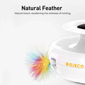 ROJECO 2-in-1 Interactive Cat Toy Set with Automatic Feather and Fun Ball-My Little Pet