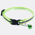 Adjustable Reflective Pet Collar with Bell for Dogs and Cats-My Little Pet