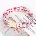 Adjustable Nylon Dog Collar with Floral Print for All Dog Sizes-My Little Pet