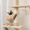 Floor-to-Ceiling Cat Tree - 228-274cm Tall Cat Climbing Tower-My Little Pet