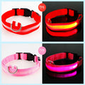 Rechargeable LED Dog Collar - Adjustable, Luminous Safety Collar for Pets-My Little Pet