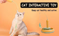 Interactive Feather Cat Toy with 360° Rotating Turntable for Indoor Cats-My Little Pet