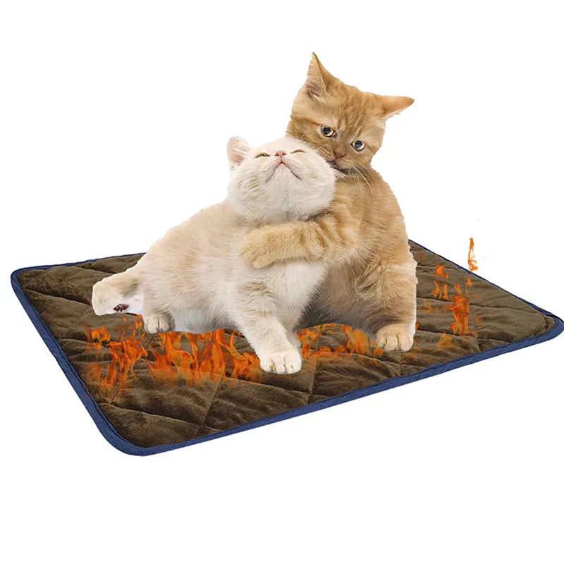 Thermal Pet Mat for Small and Medium Pets - Anti-Slip, Breathable & Washable-My Little Pet