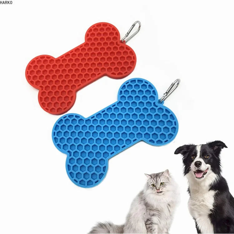 Silicone Lick Mat for Pets - Slow Feeder for Dogs and Cats-My Little Pet