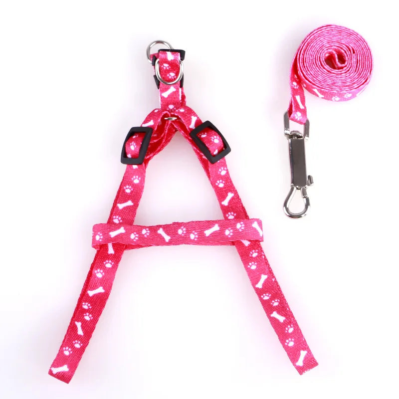 Adjustable Dog and Cat Harness with Leash Set - Reflective, Personalized Features-My Little Pet