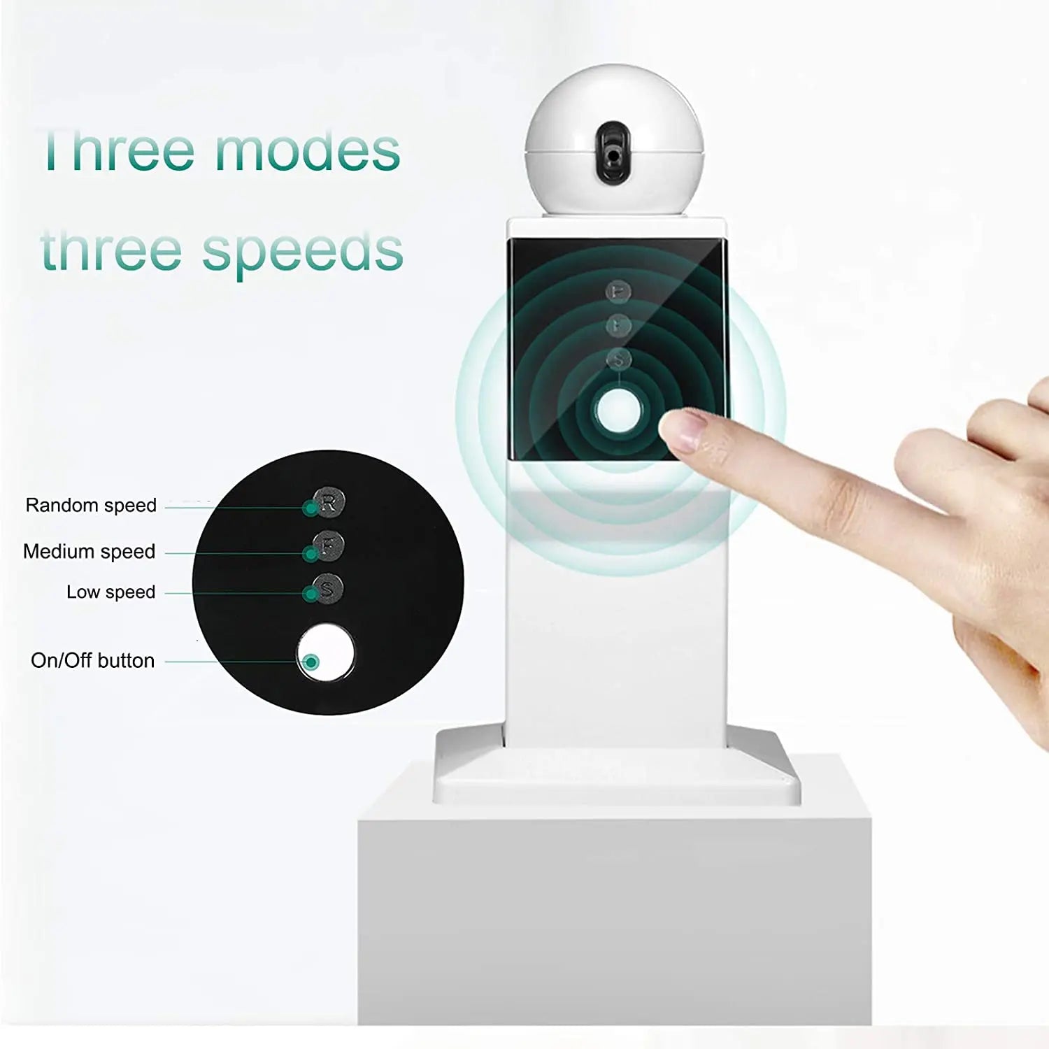 Interactive Laser Cat Toy - Automatic 360° Rotating Laser-My Little Pet