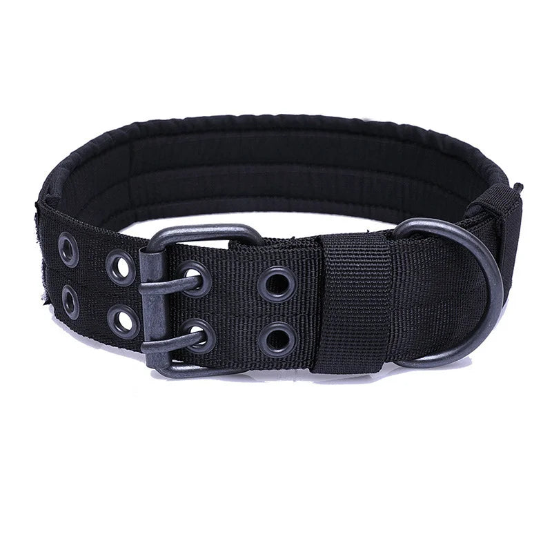 Heavy Duty Tactical Dog Collar – Adjustable Reflective Military-Grade Nylon for Training and Protection - My Little Pet