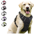 Heavy-Duty Reflective Dog Harness with Front Clip and Easy Control Handle-My Little Pet