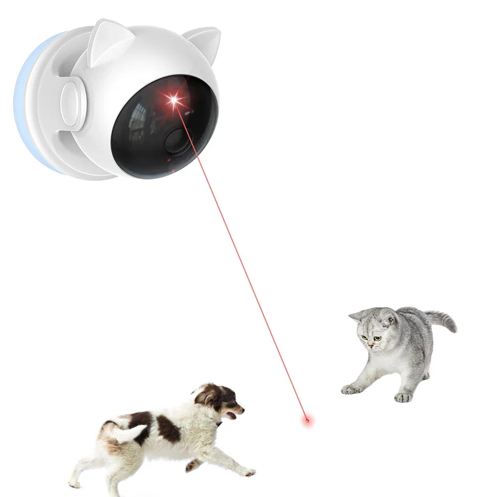 Rechargeable Automatic Cat Laser Toy with Adjustable Speeds and Angles-My Little Pet