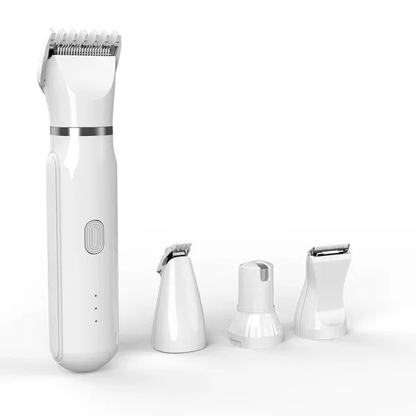 SHISHI 4-in-1 Rechargeable Pet Grooming Kit with Low Noise Clippers-My Little Pet