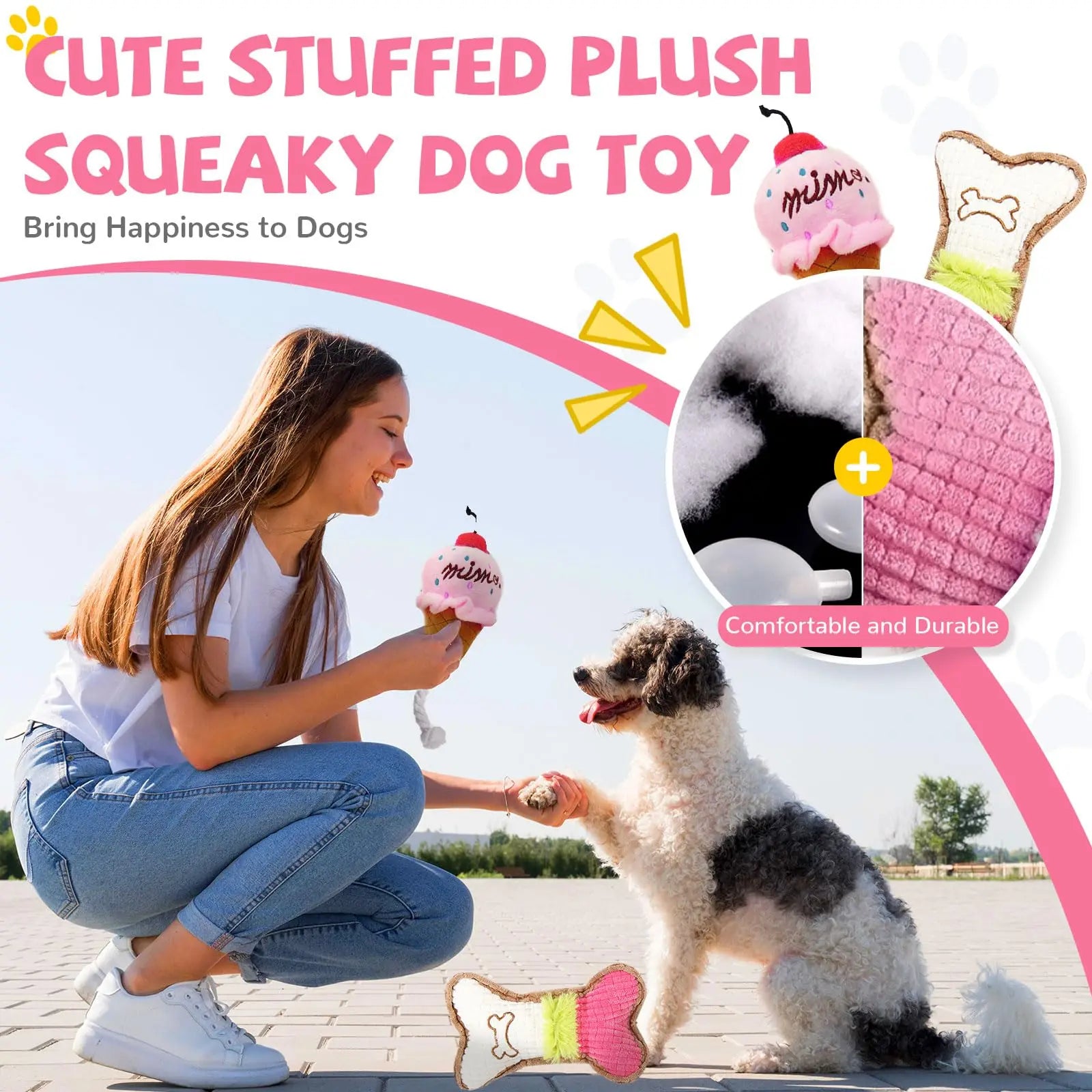 Puppy Teething Toy Set - Small Dog Chew Toys with Ropes-My Little Pet