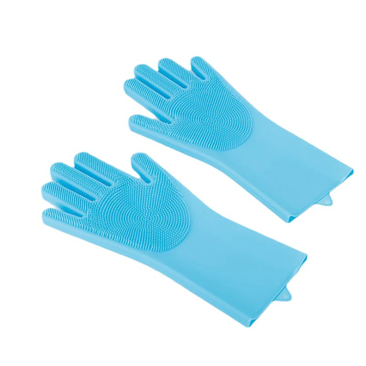 Silicone Pet Grooming Gloves for Cats and Dogs – Bathing, Hair Removal, and Cleaning Glove - My Little Pet