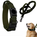 Adjustable Tactical Dog Collar with AirTag Holder for Medium and Large Dogs-My Little Pet