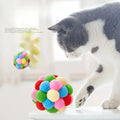 3-Piece Cat Toy Set: Plush, Woolen, and Bell Balls-My Little Pet