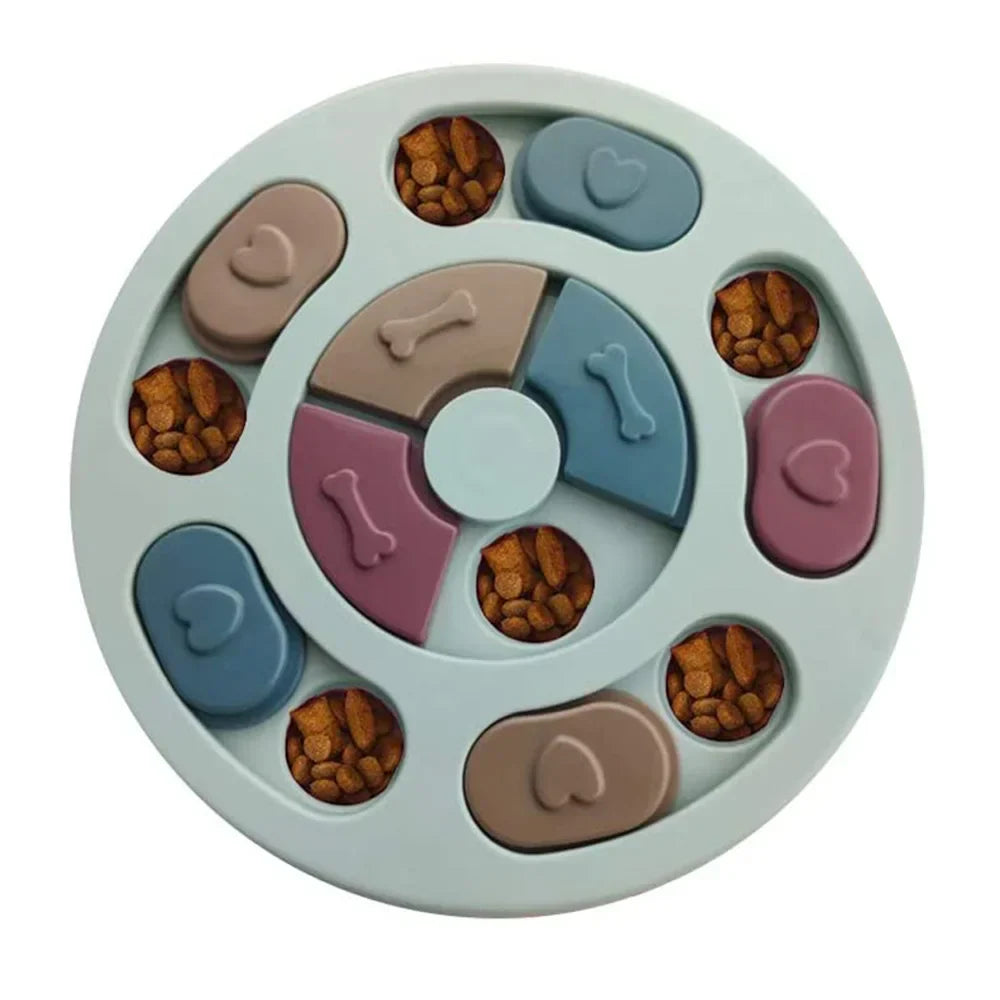 Interactive Dog & Cat Puzzle Feeder Toy - Enhances IQ and Slows Eating-My Little Pet