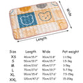 Eco-Friendly Non-Slip Washable Cotton Pet Mat for Dogs and Cats-My Little Pet