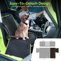 Versatile 6-in-1 Waterproof Dog Car Seat Cover for Back Seat - Suitable for Cars, Trucks, and SUVs-My Little Pet