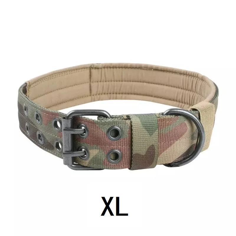 Adjustable Tactical Dog Collar for Medium to Large Breeds-My Little Pet