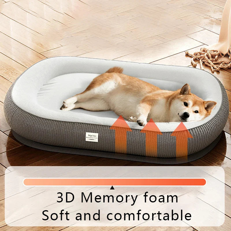 Cozy Memory Foam Pet Bed for Dogs and Cats-My Little Pet