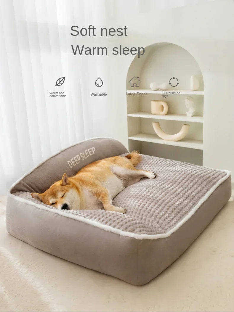 Luxury Warm Sofa Bed for Dogs and Cats-My Little Pet