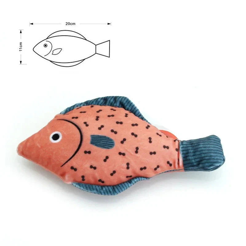 Interactive 3D Goldfish Catnip Toy for Kittens-My Little Pet