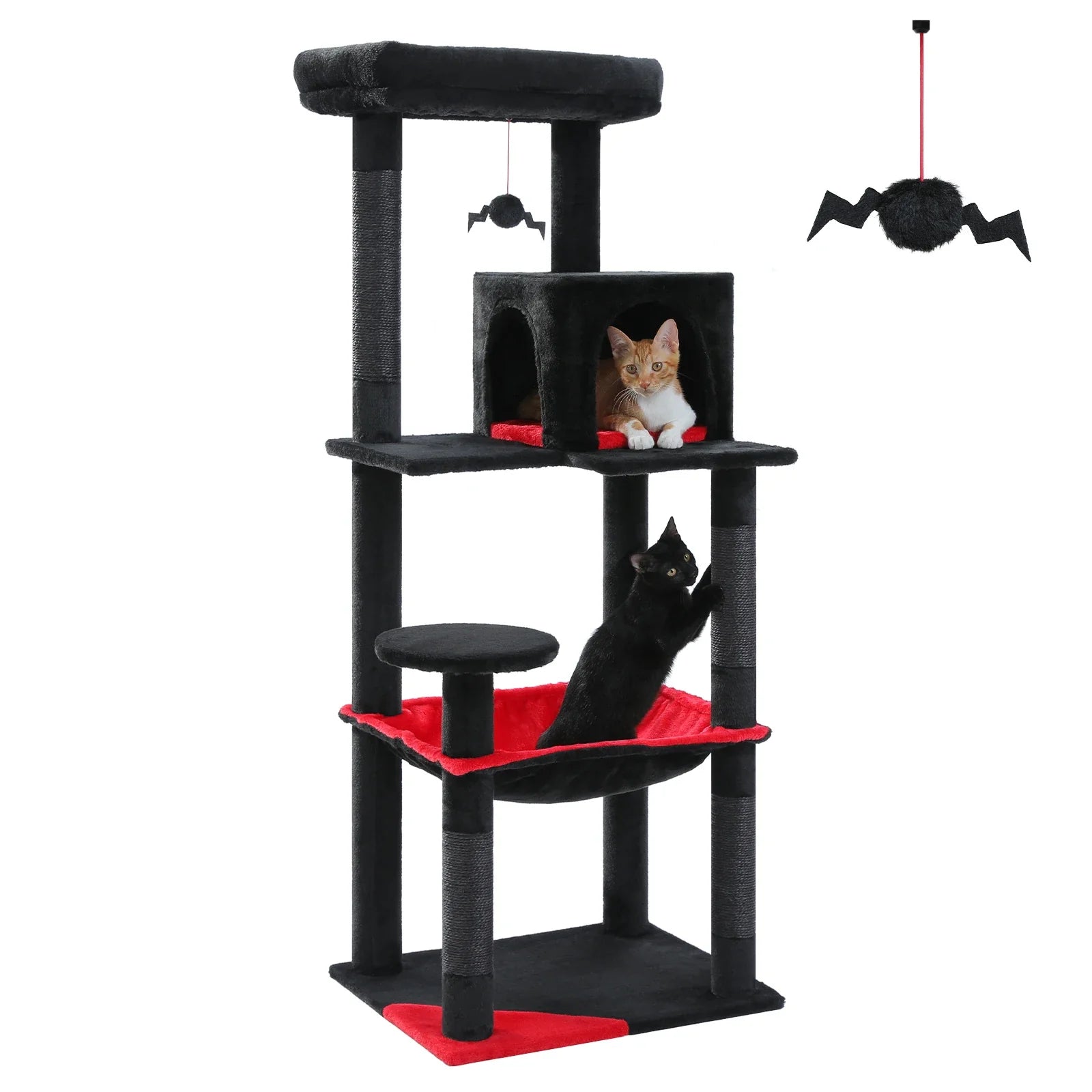 Multi-Level Cat Tree with Condo and Scratching Posts-My Little Pet