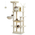 Multi-Level Cat Tree with Scratching Posts and Condos-My Little Pet