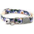 Adjustable Daisy Print Pet Bandana Collar - Breakaway Design for Cats & Small Dogs-My Little Pet