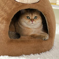 Soft Cat House for Winter Warmth-My Little Pet