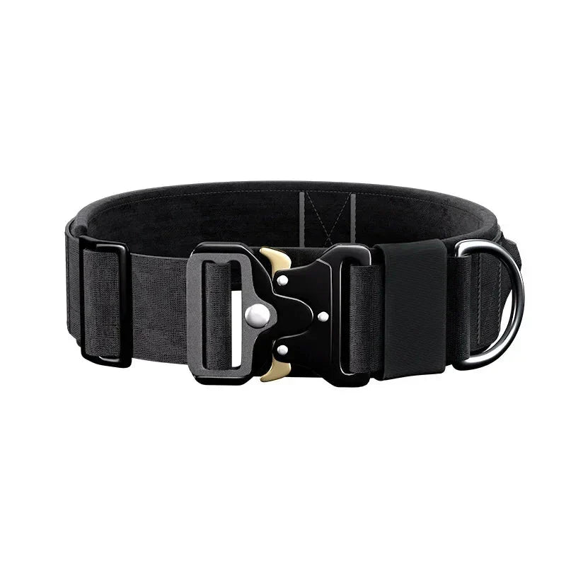 High-Durability Tactical Dog Collar with Quick Release Buckle-My Little Pet