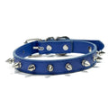 Leather Spiked Dog & Cat Collar - Stylish Studded Neck Strap for Pets-My Little Pet