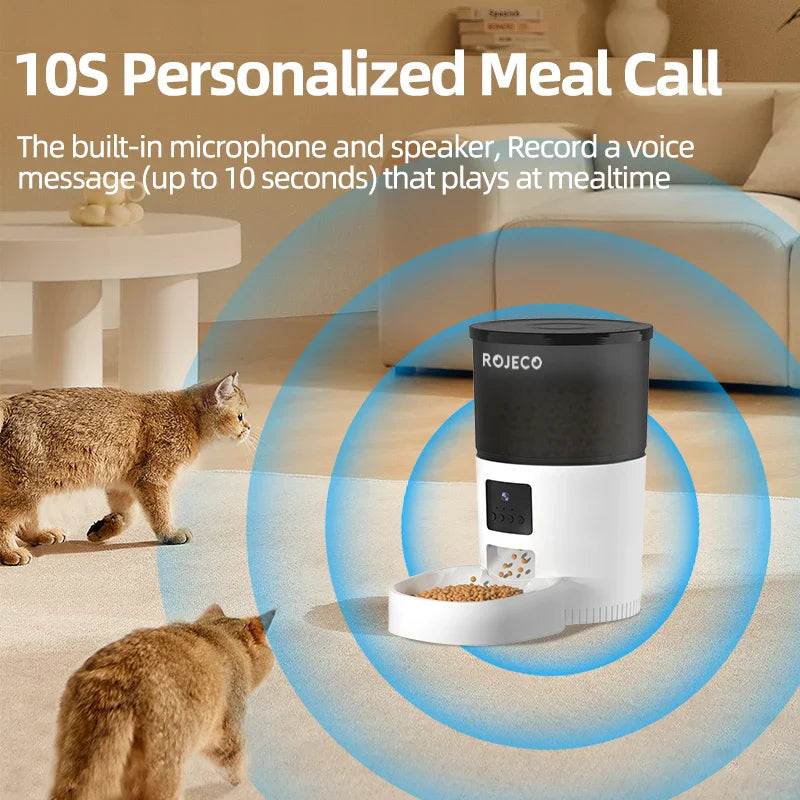 Smart Automatic Pet Feeder with Camera and Remote Control-My Little Pet