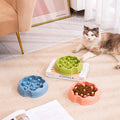 Slow Feeder Cat Bowl - Anti-Gulping, Non-Slip Design-My Little Pet