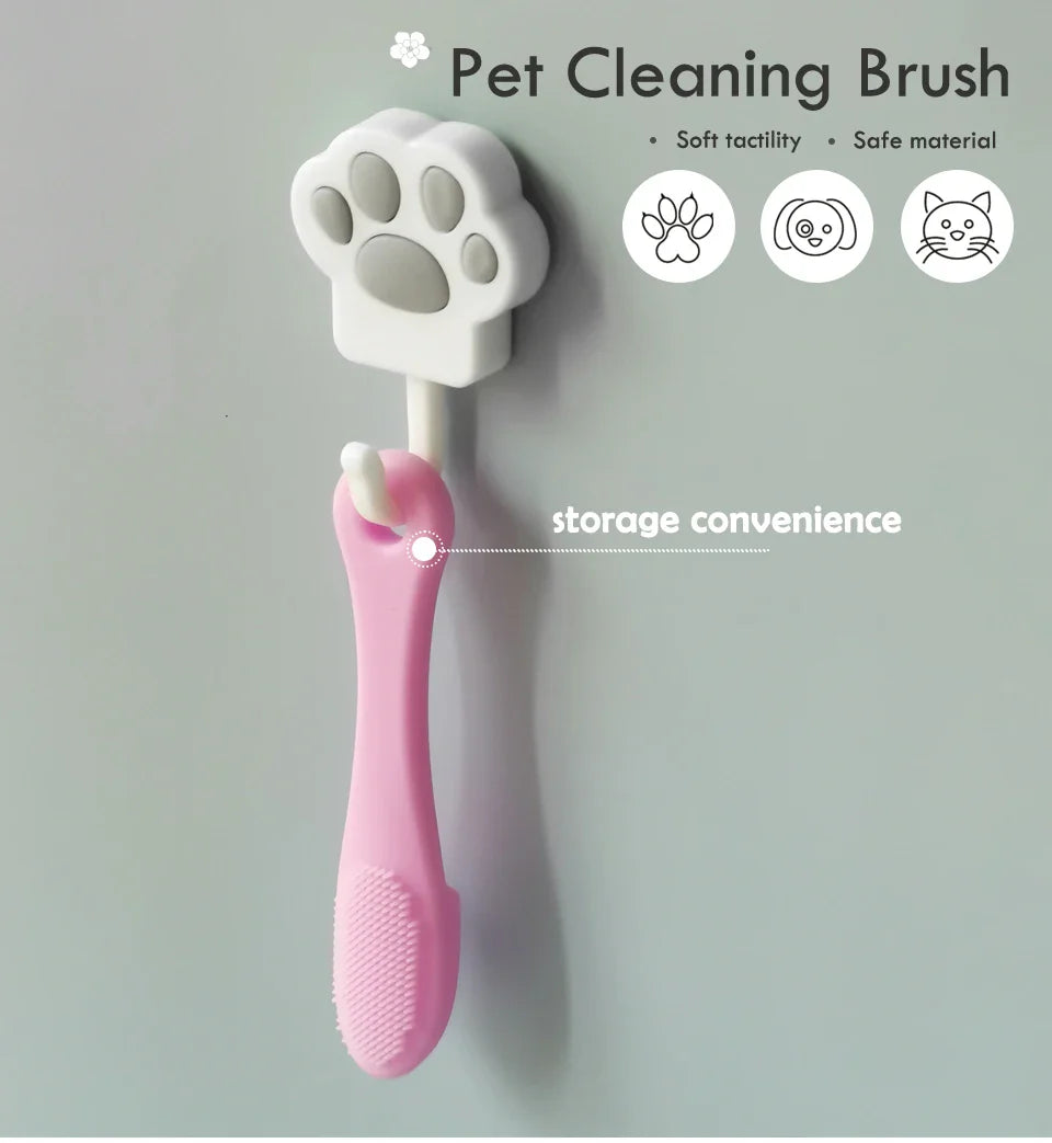 Soft Silicone Pet Finger Brush for Cats and Dogs-My Little Pet