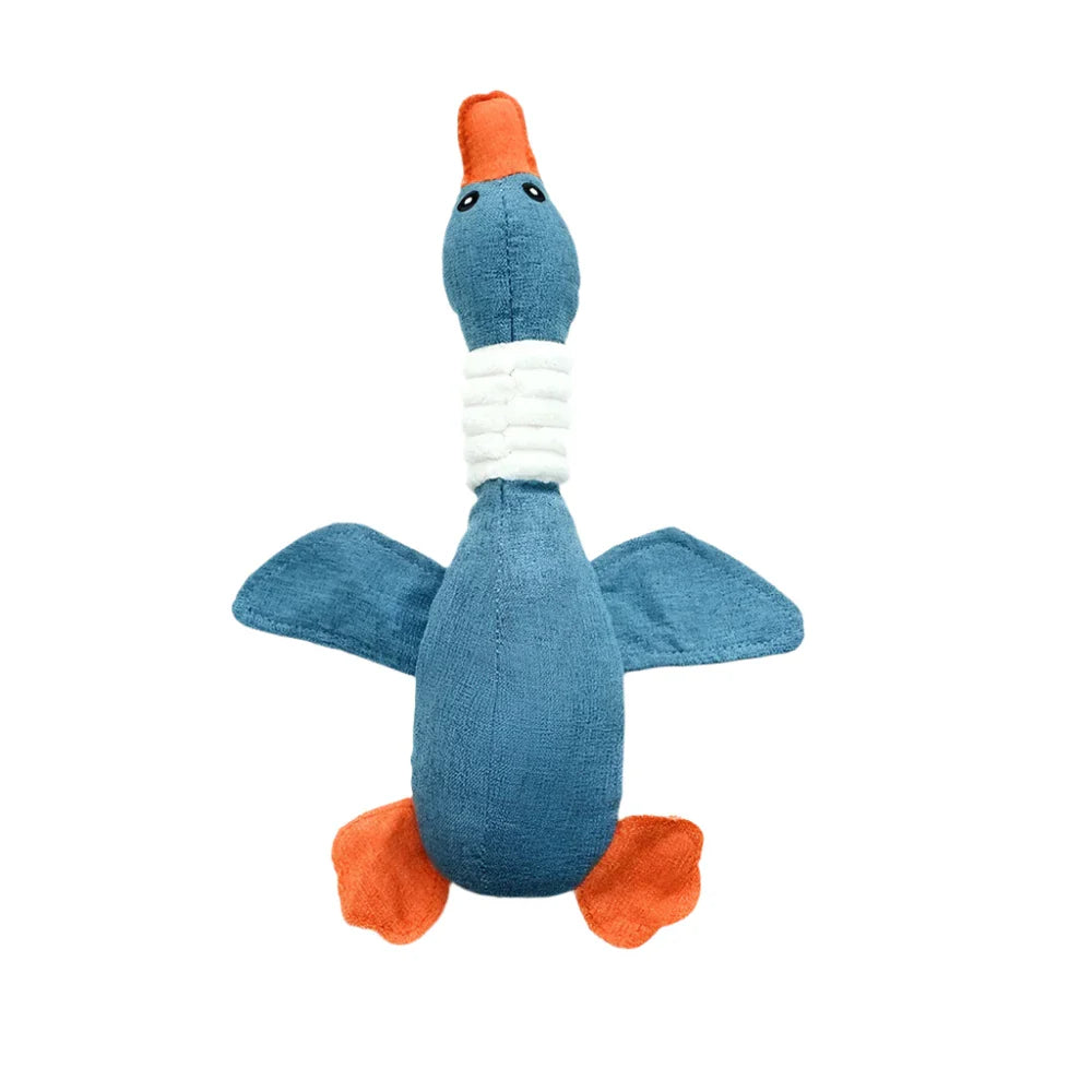 Pet Plush Geese Toy with Sound - Durable and Bite-Resistant for Teeth Cleaning-My Little Pet