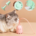 Interactive Electric Cat Teaser with Rotating Silicone Tail-My Little Pet