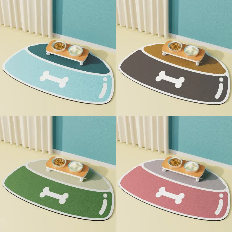 Premium Pet Feeding Mat for Cats and Dogs - Quick Drying and Stain Resistant-My Little Pet