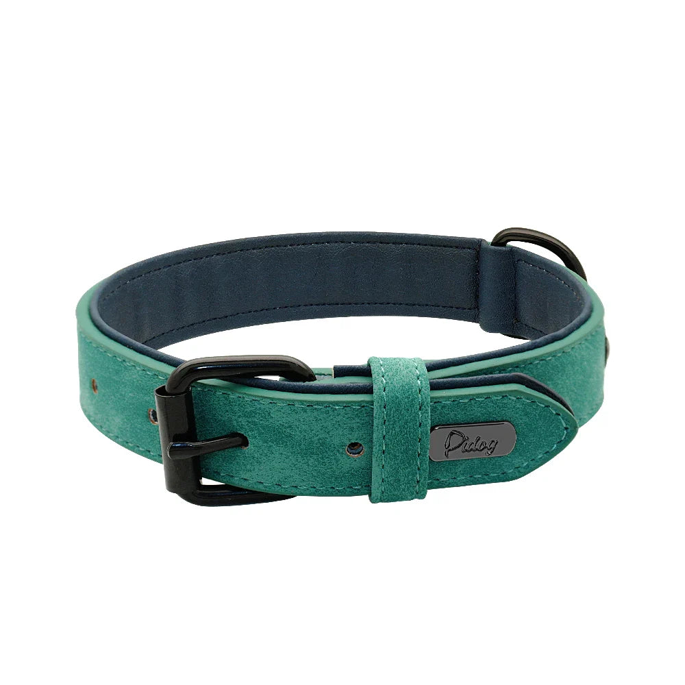 Premium Leather Dog Collar for Large Breeds-My Little Pet