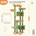 Multi-Level Cat Tree with Scratching Posts and Condos-My Little Pet