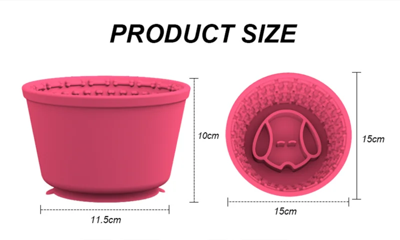 Multi-Functional Silicone Slow Feeder for Dogs and Cats-My Little Pet