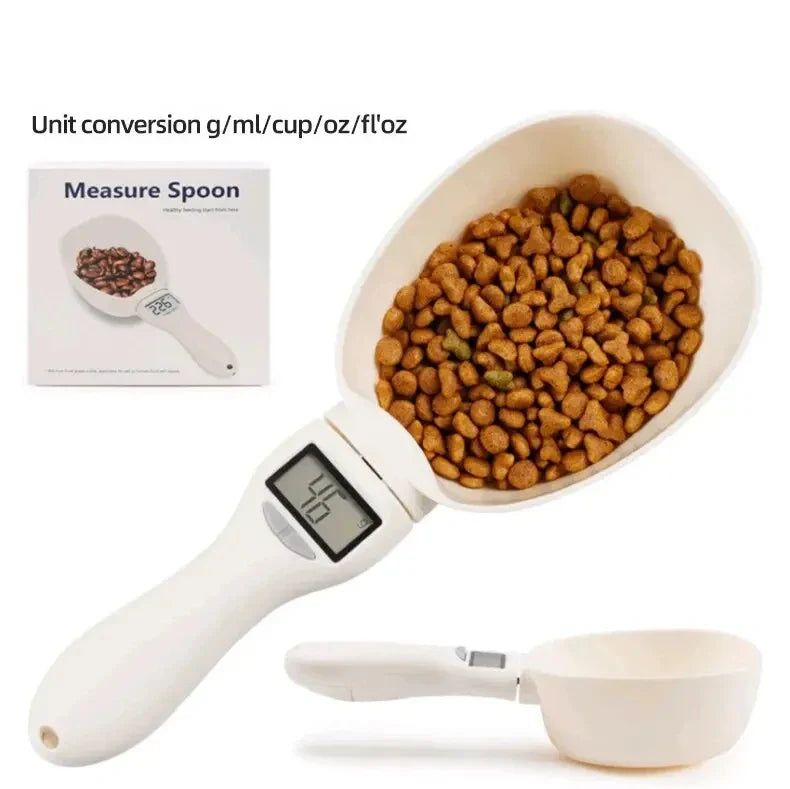 Digital Pet Food Measuring Spoon Scale – Accurate Food Measurement for Cats and Dogs - My Little Pet