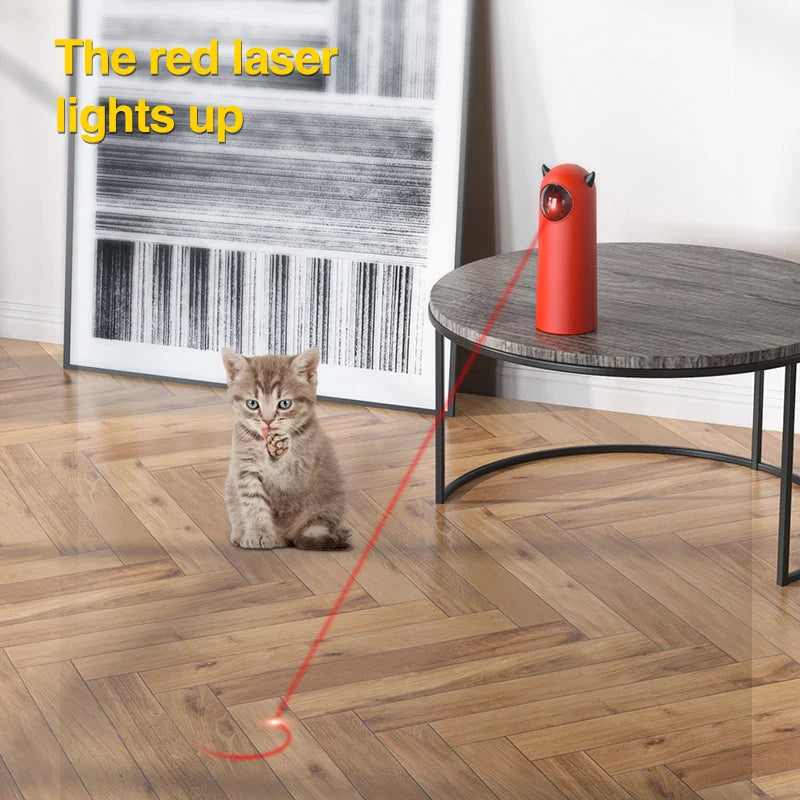 Interactive Automatic Laser Cat Toy with Adjustable Settings-My Little Pet