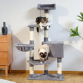 Multi-Level Cat Tree with Condo and Scratching Posts-My Little Pet