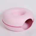 Donut-Shaped Cat Bed & Interactive Tunnel – Cozy Kitten House for Play and Rest-My Little Pet